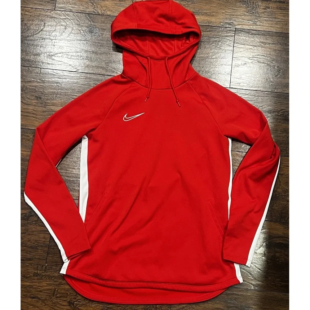 Nike Dri Fit‎ Hoodie, Kangaroo Pouch, Red, Athletic Sports, Women's Size Small